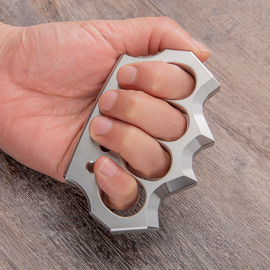 Brass Knuckles | Spiked Knuckle Duster Self Defense Knuckles - 304 Steel