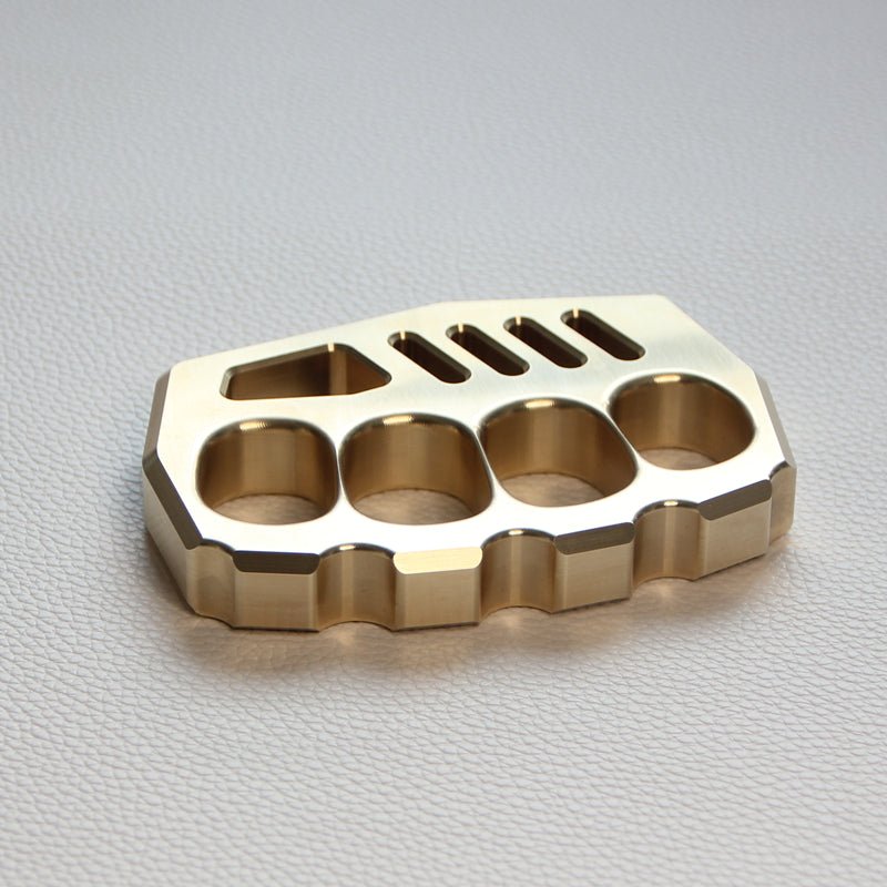 Brass Knuckle Dusters – Peace Maker Four Finger 16mm Ultra Thick 520g CNC EDC