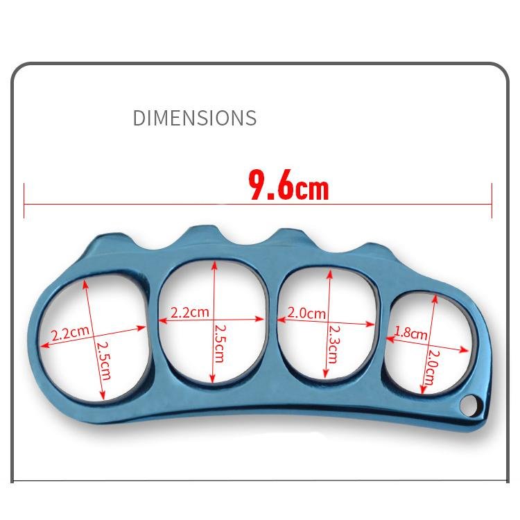 304 Stainless Steel Knuckles - Four Finger Mirror Finish EDC Self Defense