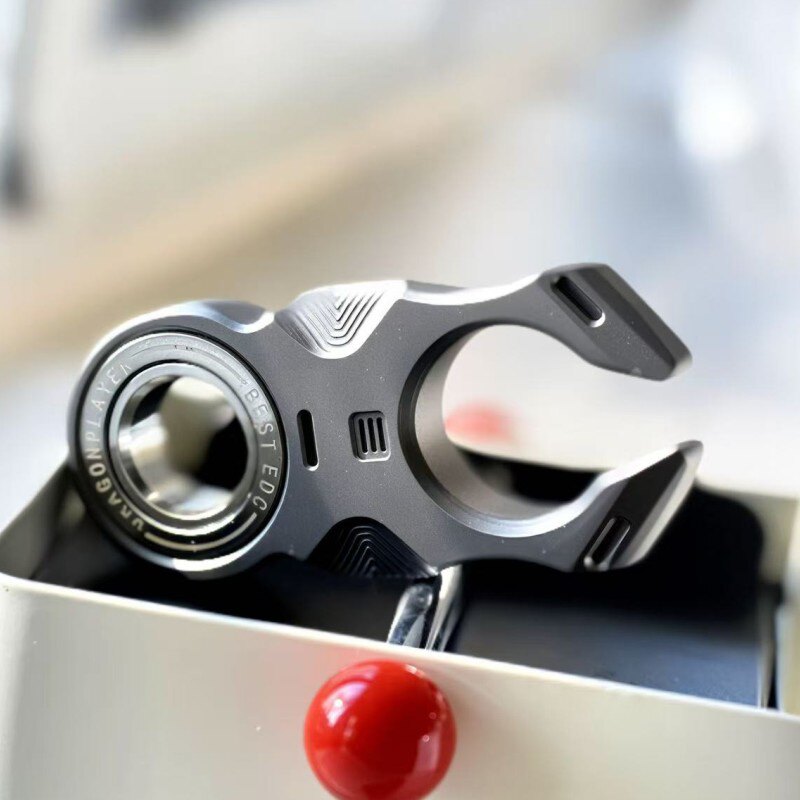 Brass Knuckles Titanium TC21 Single Finger Self-Defense EDC Knuckle Duster Ring