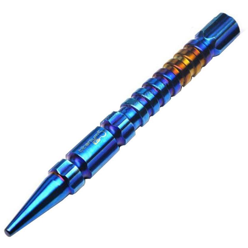 Tomahawk TC4 Titanium Kubotan Self Defense Keychain
