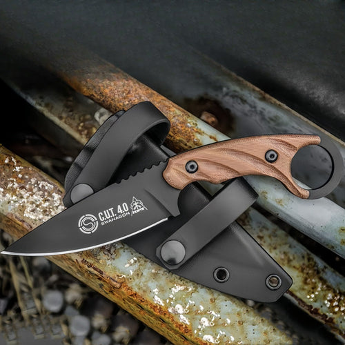 AshRidge 1095 High Carbon Fixed Blade - EDC Tactical Knife