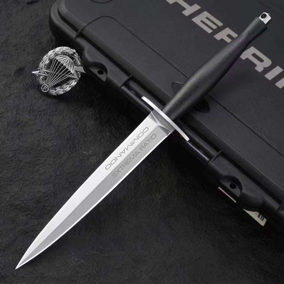Sentry's Edge N690 Steel Tactical Fixed Blade Knife - Fiberglass Handle