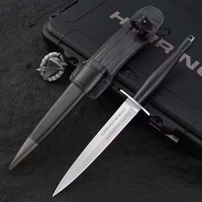 Sentry's Edge N690 Steel Tactical Fixed Blade Knife - Fiberglass Handle
