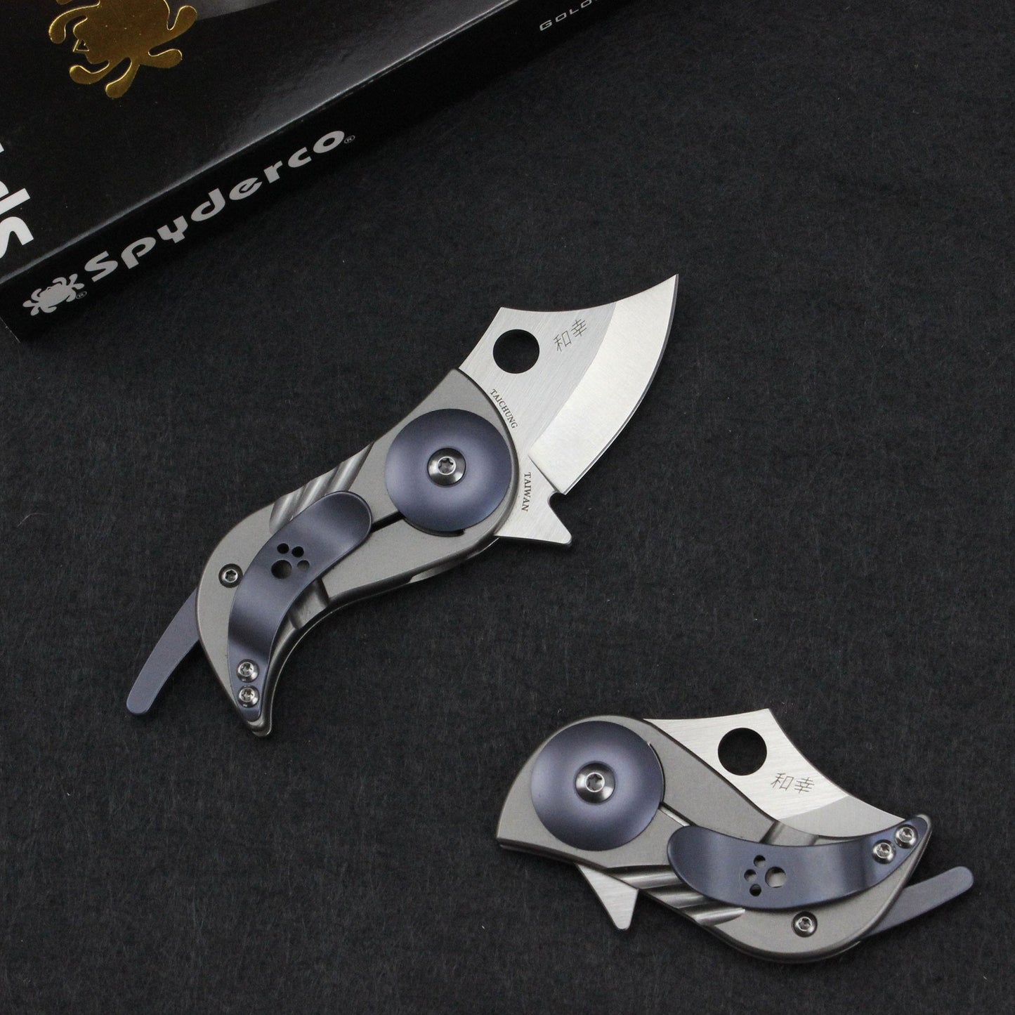Bitelock Mini EDC Folding Knife - 9Cr18MoV Steel & TC4 Titanium
