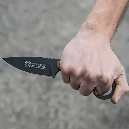 AshRidge 1095 High Carbon Fixed Blade - EDC Tactical Knife