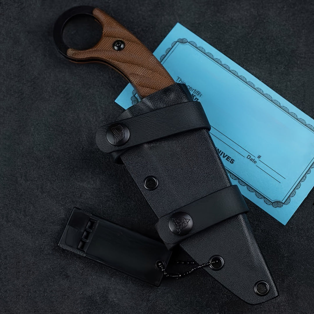 AshRidge 1095 High Carbon Fixed Blade - EDC Tactical Knife