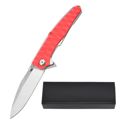 Folding Knife Stainless Steel Ergonomic Handle Compact EDC Outdoor Camping Utility