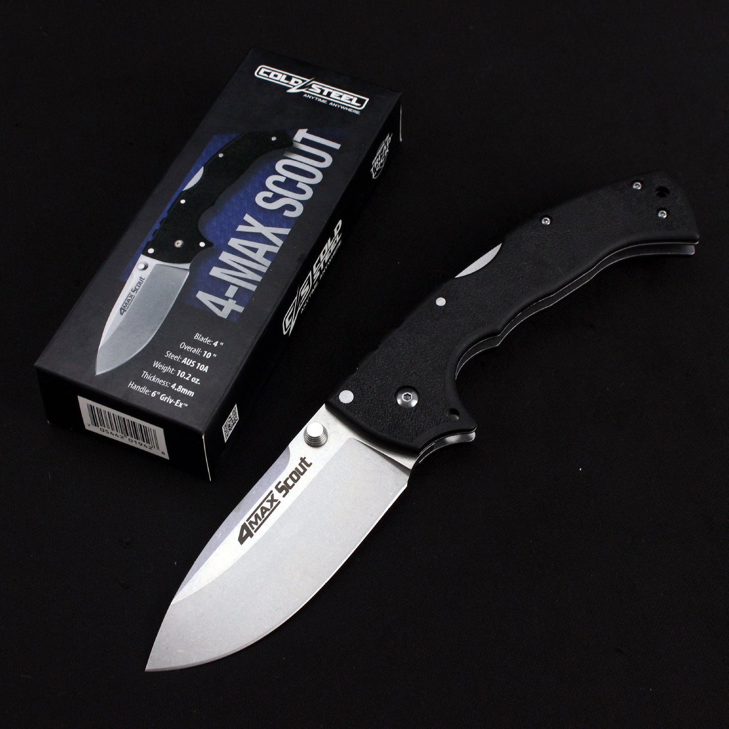 Folding Knife Cold Steel Pocket Knife Stonewashed Nylon Fiber Handle EDC Camping Tactical Knife