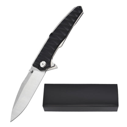 Folding Knife Stainless Steel Ergonomic Handle Compact EDC Outdoor Camping Utility