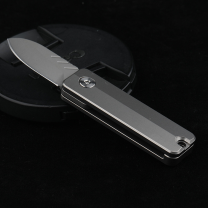 TiSpin Blade Titanium Magnetic Fidget Utility Knife - D2 Steel EDC Multi-Tool