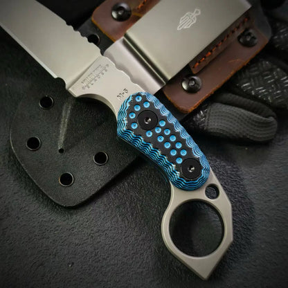 Claw Forge A2 Steel Tactical EDC Knife - G10 Handle