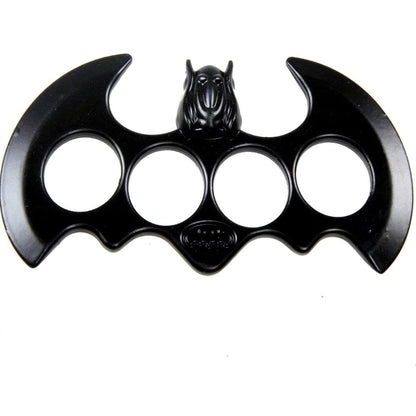 Hard Alloy Batman Edition Four Finger Knuckle - Black Tactical with Pouch
