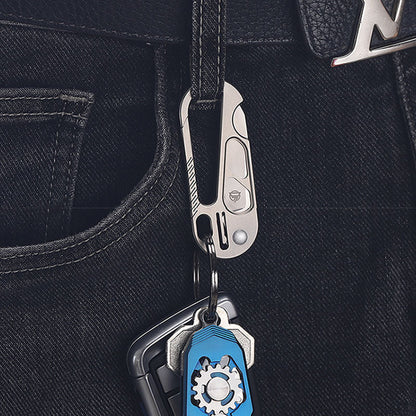 EdgeKey Titanium Multi-Function Keychain Knife | M390 or 8Cr13MoV Steel