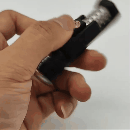 Fidget Slider Titanium 2-Stage Ratchet Mechanical Smooth Rotation EDC Stress Relief Desk Toy