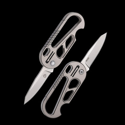 EdgeKey Titanium Multi-Function Keychain Knife | M390 or 8Cr13MoV Steel