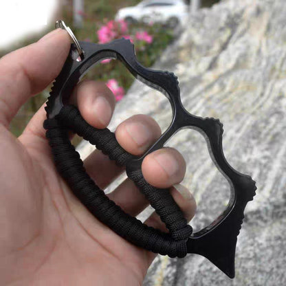 Brass Knuckle Dusters – Full Size Zinc Alloy Side Spike 14mm Four Finger EDC
