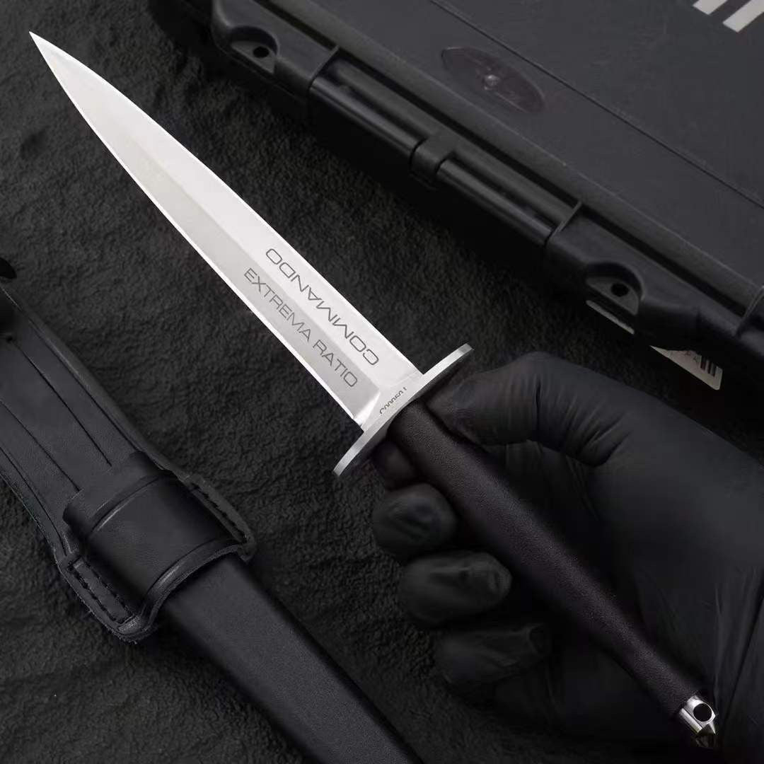 Sentry's Edge N690 Steel Tactical Fixed Blade Knife - Fiberglass Handle