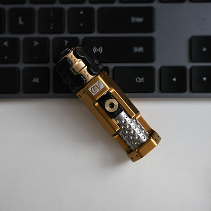 Fidget Slider Titanium 2-Stage Ratchet Mechanical Smooth Rotation EDC Stress Relief Desk Toy