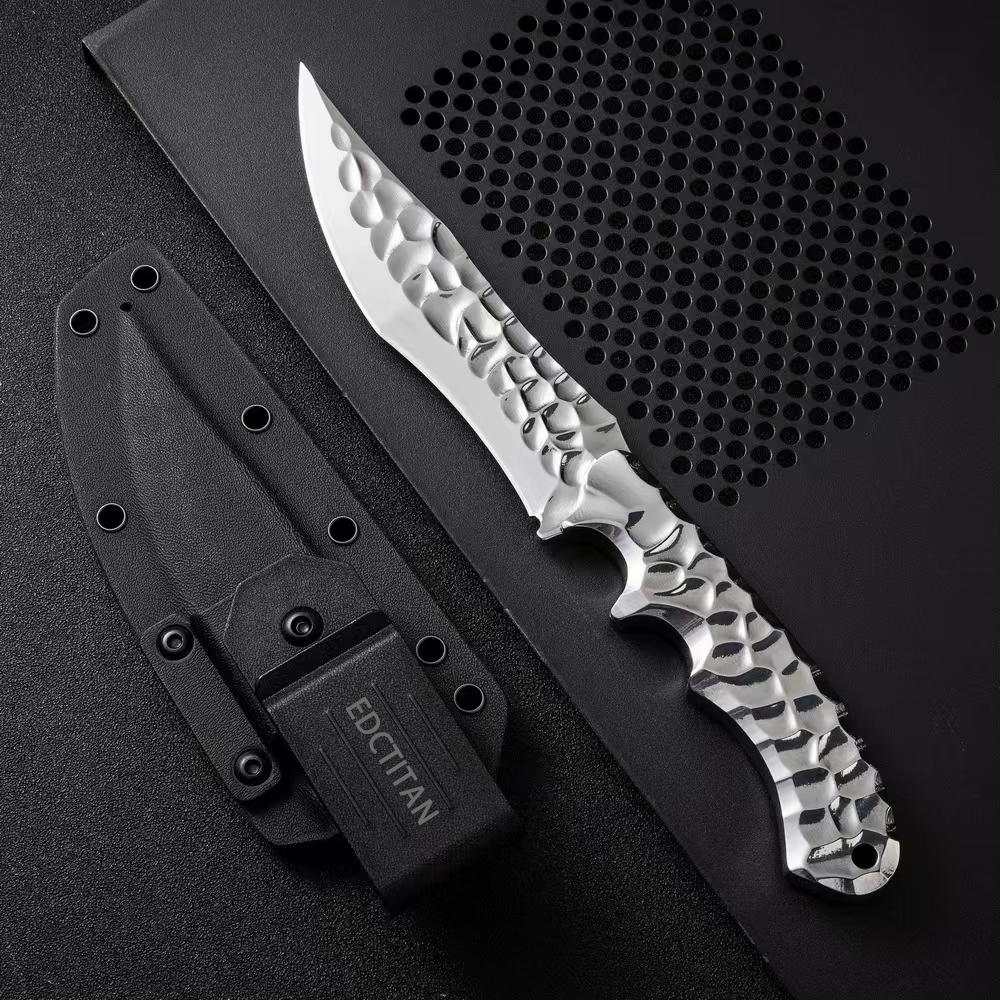 Hunting Knife VG10 Steel Fixed Blade Knife Leather Sheath Kydex Sheath Outdoor Collector Knife