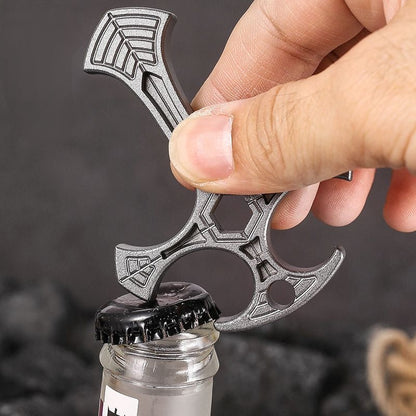 Zinc Alloy Cross Self Defense Necklace Pendant - Bottle Opener Jewelry 74g