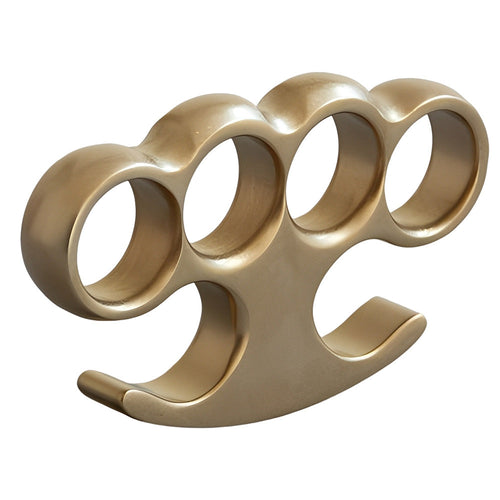 Classic Brass Knuckles - American Style Four Finger Stonewash Finish
