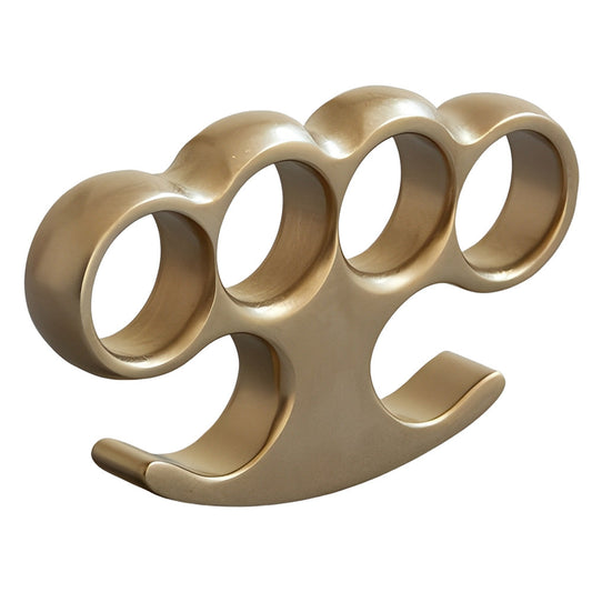Classic Brass Knuckles - American Style Four Finger Stonewash Finish