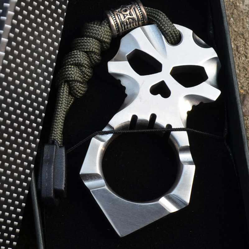 Skull Knuckles – Titanium Alloy Aerospace Grade Lightweight Self Defense EDC