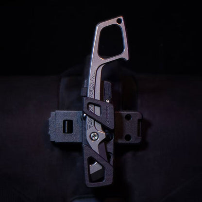 Ironclad Pry Titanium Multi-Tool Bar - TC21 Alloy 7mm Thick with Stonewashed Finish EDC