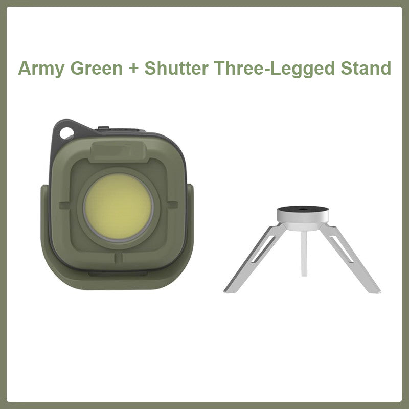 RuggedCompass Keylight - 500LM Rotating Keychain Flashlight with 4 Color Temps