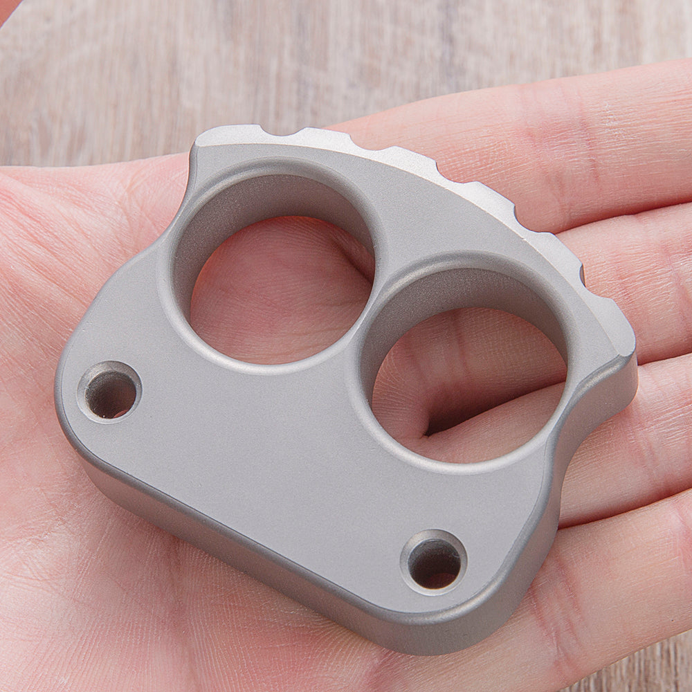 304 Stainless Steel Two Finger Knuckles - 16mm Ultra Thick Sandblast Finish