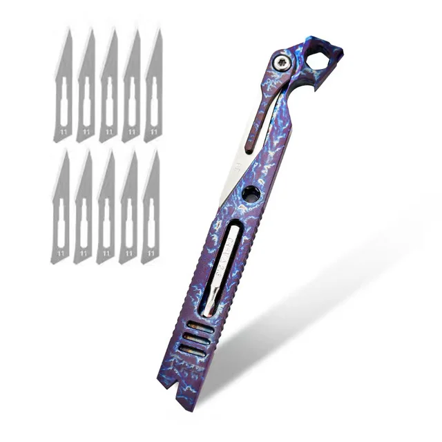 IronClad 9-in-1 Titanium Pocket Pry Bar - Aerospace-Grade Multi-Tool EDC