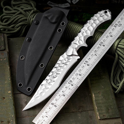 Hunting Knife VG10 Steel Fixed Blade Knife Leather Sheath Kydex Sheath Outdoor Collector Knife