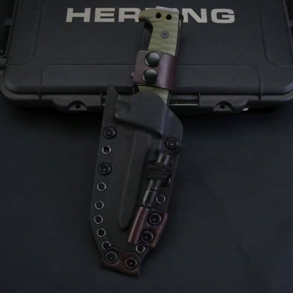 IronClad DC53 Tactical Fixed Blade Knife - 7mm Full-Tang with G10 Handle Survival