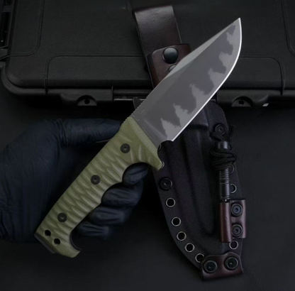 IronClad DC53 Tactical Fixed Blade Knife - 7mm Full-Tang with G10 Handle Survival