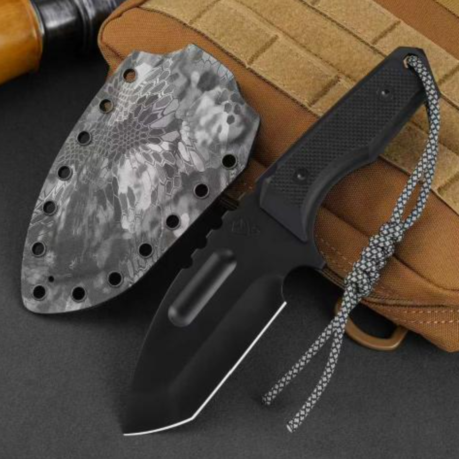 Savage Angel CPM-3V Full Tang Bushcraft Knife - G10 Handle & Kydex Sheath
