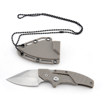 Folding Knife D2 Steel 2-in-1 Transformable Push Dagger EDC Tactical Self Defense