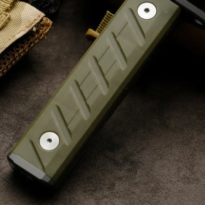 Survival Knife Fixed Blade Knife 7Cr Steel Titanium Coating Hunting Knife Camping Bushcraft Tactical