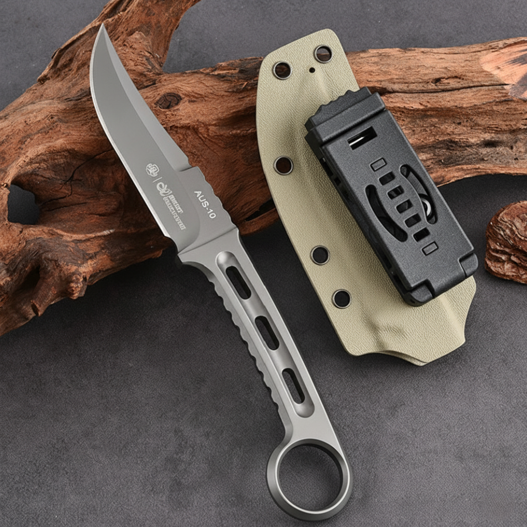 Assassin AUS-10 Full Tang Fixed Blade - EDC Outdoor Knife