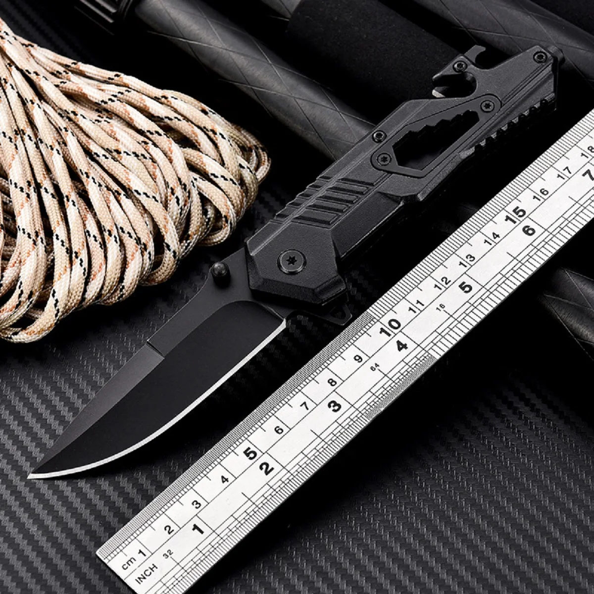 Leopard's Edge Stainless Steel Multipurpose Pocket Knife - Ergonomic Design EDC