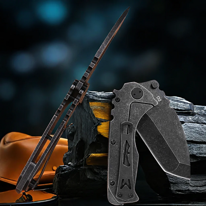 Folding Machete Folding Knife D2 Steel 59-60 HRC Camping Machete Outdoor Knife EDC Survival Knife