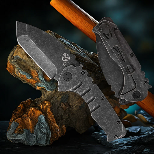 Folding Machete Folding Knife D2 Steel 59-60 HRC Camping Machete Outdoor Knife EDC Survival Knife