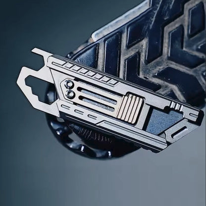 SliceCard Titanium Utility Knife - Credit Card Size 9-in-1 EDC Multitool