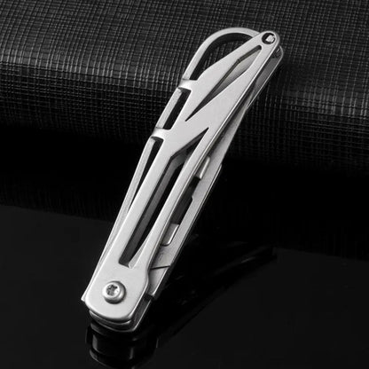 SharpFlex Steel Utility Knife - Pocket EDC with Replaceable No. 11 Surgical Blade