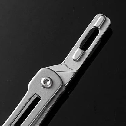 SharpFlex Steel Utility Knife - Pocket EDC with Replaceable No. 11 Surgical Blade