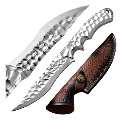 Hunting Knife VG10 Steel Fixed Blade Knife Leather Sheath Kydex Sheath Outdoor Collector Knife