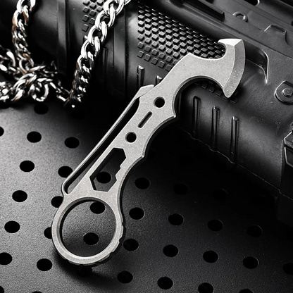 TitanSpike Titanium Multi-Tool Card - Crowbar, Wrenches & Bottle Opener EDC