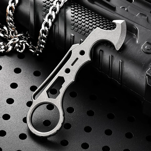 TitanSpike Titanium Multi-Tool Card - Crowbar, Wrenches & Bottle Opener EDC