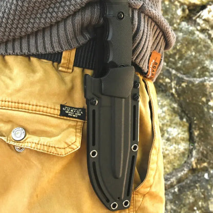 TrailForge Multi-Tool Survival Knife - Fire Starter & Tool Card EDC Set
