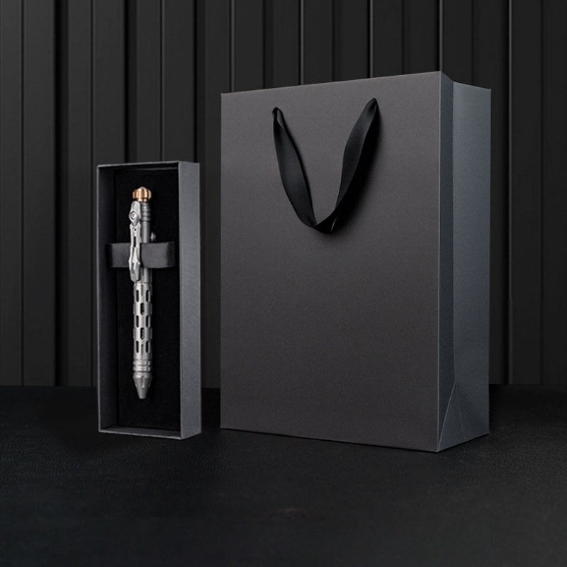 Titanium Tactical Pen TITANER – Mech EDC Multi-Tool with Fidget Spinner